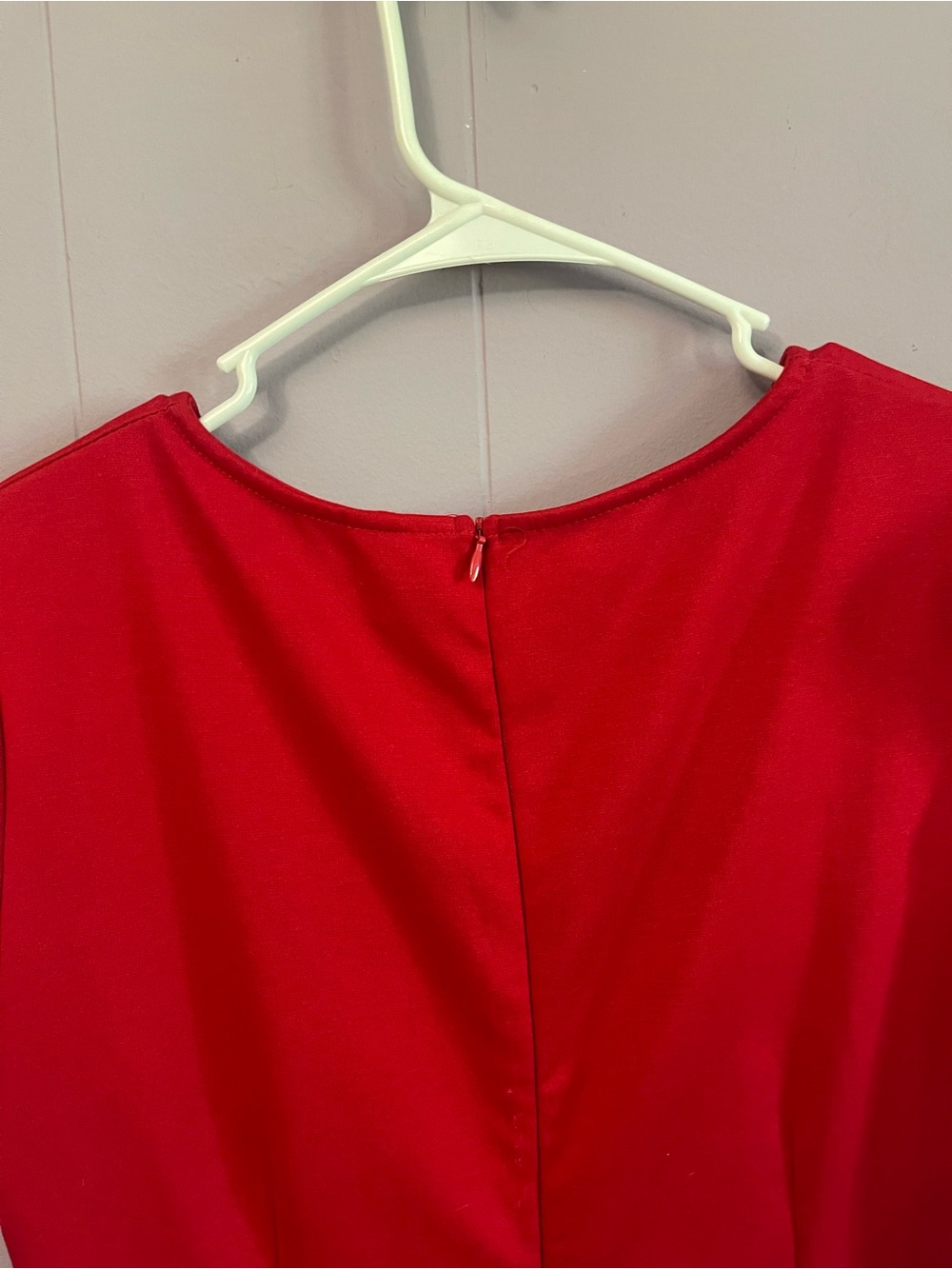 Miusol Red Ruffle-Trim Midi Dress - Picture 10 of 11